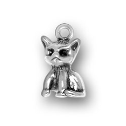 Sterling Silver Charm- Small Kitten