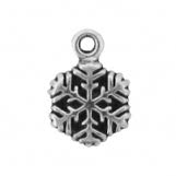 Sterling Silver Charm- Small Snowflake