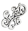 Sterling Silver Charm- Sweet 16