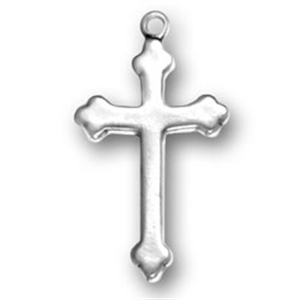 Sterling Silver Charm- Unadorned Cross