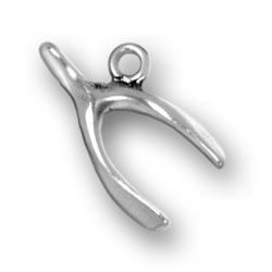 Sterling Silver Charm- Wishbone