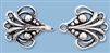 Sterling Silver Fancy Hook & Eye Clasp- 35mm- 3 Strand