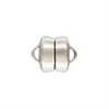 6mm Sterling Silver Flat Magnetic Clasp