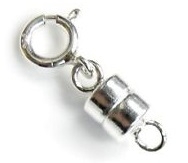 Sterling Silver Magnetic Converter Clasp with Springring
