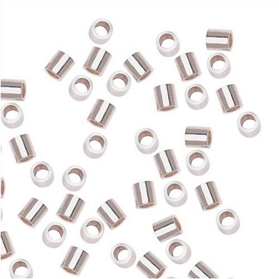 Sterling Silver Crimp Tubes - 2mm x 2mm