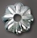 Sterling Silver Flower Bead Cap - 4mm