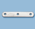 Sterling Silver Flat Spacer Bar - 6mm Spacing, 3 Hole