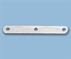 Sterling Silver Flat Spacer Bar - 8mm Spacing, 3 Hole