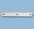 Sterling Silver Flat Spacer Bar - 8mm Spacing, 3 Hole