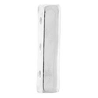 Sterling Silver Plain Spacer Bar - 3 Hole