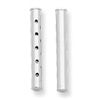 Sterling Silver SmoothTube Spacer Bar - 4mm, 5 Strand