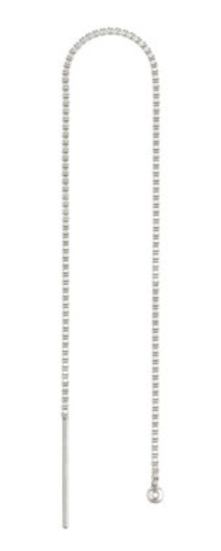 Sterling Silver Ear Threader with 2mm Bead