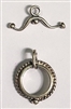 Sterling Silver Bicycle Toggle - 17mm