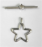 Sterling Silver Star Toggle