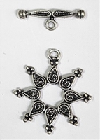 Sterling Silver Star Toggle- 30mm