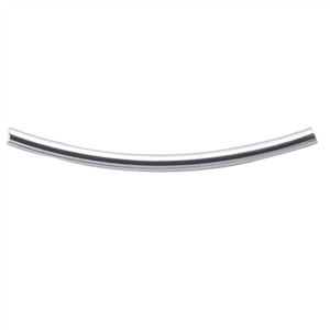 Sterling Silver Curved Tube - 1.5mm x 25mm