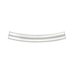 Sterling Silver Curved Tube - 2mm x 15mm