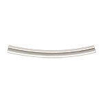 Sterling Silver Curved Tube - 3mm x 35mm