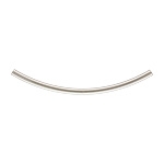 Sterling Silver Curved Tube - 3mm x 69mm