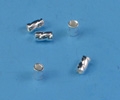 Sterling Silver Twisted Crimp Tubes - 2mm x 3mm