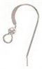 Sterling Silver Filled Fishhook with Bead