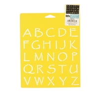 Delta Stencil Maniaâ„¢ - Alphabet - Papyrus - 7x10"