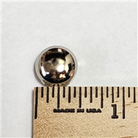 Domed Pearl Metal Studs - 60ss / 12mm