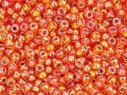 Taiwanese Size 11/0 Seed Bead - Dark Orange AB - 410