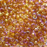 Taiwanese Size 11/0 Seed Bead - Lt Brown AB - #411