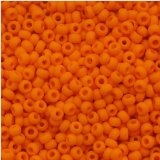 Taiwanese Size 11/0 Seed Bead - Light Orange Opaque - 50