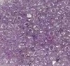 Taiwanese Size 11/0 Seed Bead - Purple Lined Clear Luster - #276