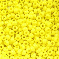 Taiwanese Size 11/0 Seed Bead - Yellow Opaque - # 42L