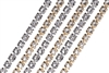 Plated Tennis Rhinestone Cup chain - 4mm - CH937