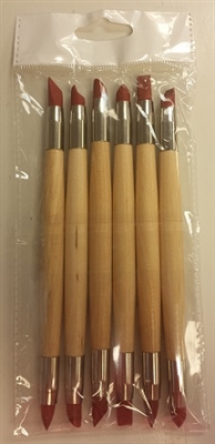 Wood Handled Shaper / Rubber Pen Tool Set Size # 6
