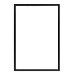 17in x 22in Snap Black Frames for Posters with Easy-Change, Front-Loading Designs also known as poster grips are the most convenient methodology to readily change posters. These poster frames, also known as large picture frames