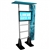 Trade Show Monitor Stand Multi Media Kiosk Modular Linear Kit 02  with Printed Wings. Compliment your Linear Trade Show Display while adding excitement and attention to your trade show booth with these sleek attractive Linear Monitor Trade Show Kiosk Kit