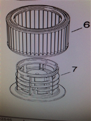 American Sanders  CAV 12 round pleated filter only