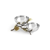 Pine Cone Double Bowl