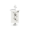 White Orchid Fingertip Towel Stand