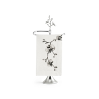 White Orchid Fingertip Towel Stand