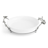 White Orchid Pie Dish