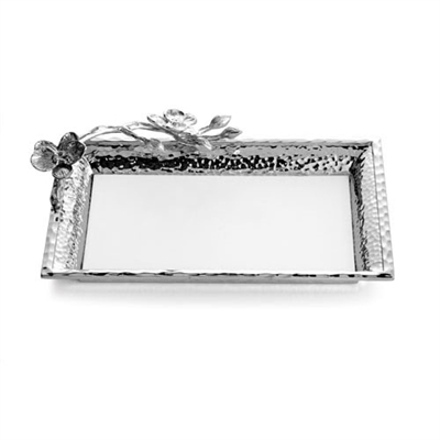 White Orchid Vanity Tray