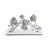 White Orchid Vertical Napkin Holder