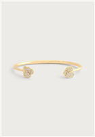 Orchid PavÃ© Clear Shimmering White Bangle
