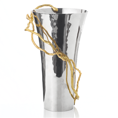 WISTERIA GOLD LARGE VASE