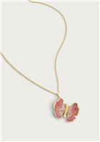 Butterfly PavÃ© Necklace