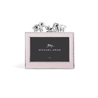 Elephant Frame Pink Enamel 4x6