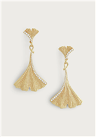 Ginkgo Large Drop Earrings