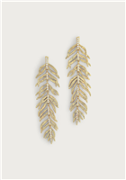 Palm Leaves Dangle Earrings