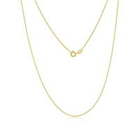 14K Yellow Gold 1.2mm Loose Rope Chain